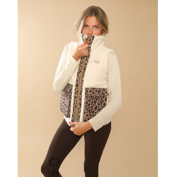 Giacca imbottita Charlie GEM Equitation Ecru / leopardato