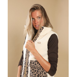 Giacca imbottita Charlie GEM Equitation Ecru / leopardato