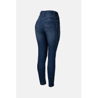Jeans western slim da donna Eleanor Horze Denim scuro Blu
