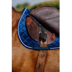 Sottosella Riding World in velluto Blu