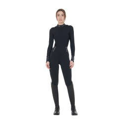 Polo tecnica donna da allenamento con strass