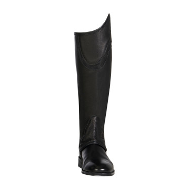 Ghette unisex in cuoio con profilo a contrasto new