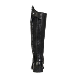 Ghette unisex in cuoio con profilo a contrasto new