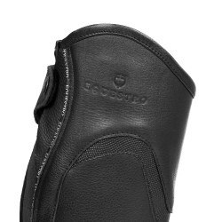 Ghette unisex in cuoio con profilo a contrasto new