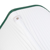 Sottosella salto con logo ricamato Equestro X FISE 100 Bianco / verde salvia profondo