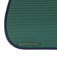 Sottosella dressage con logo ricamato Equestro X FISE 100