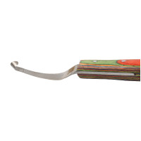 COLTELLO PER UNGHIE CON LAMA A OCCHIO Legno Beige
