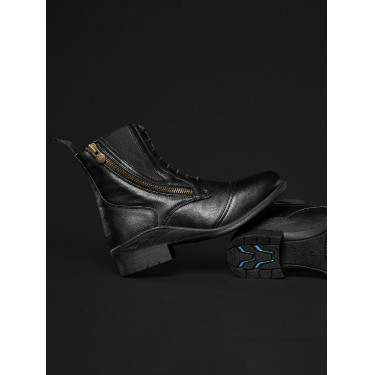 Stivaletti paddock con zip laterale Veganza Mountain Horse Nero