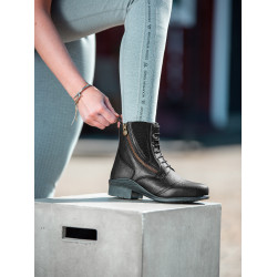 Stivaletti paddock con zip laterale Veganza Mountain Horse Nero