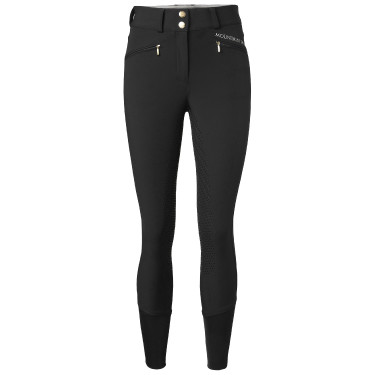 Pantaloni da equitazione Diana FS con grip in silicone Mountain Horse donna Nero