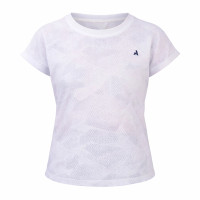 T-shirt tecnico React giovane cavaliere Shires Aubrion Bianco