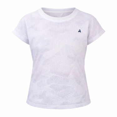 T-shirt tecnico React giovane cavaliere Shires Aubrion Bianco T-shirt tecnico React giovane cavaliere Shires Aubrion Bianco