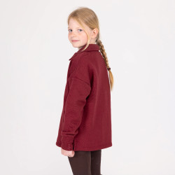 Felpa mezza zip equitazione junior Aubrion