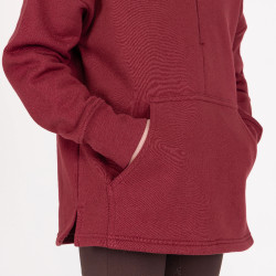 Felpa mezza zip equitazione junior Aubrion