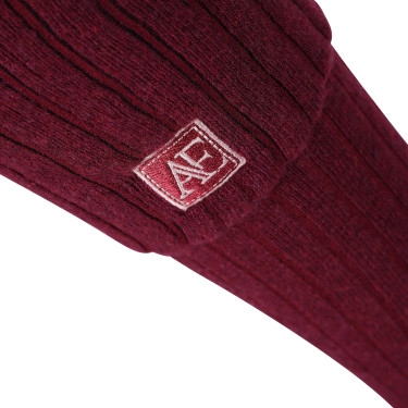 Calze a maglia da equitazione Aubrion Porto Bordeaux Calze a maglia da equitazione Aubrion Porto Bordeaux