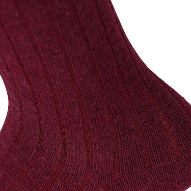 Calze a maglia da equitazione Aubrion Porto Bordeaux Calze a maglia da equitazione Aubrion Porto Bordeaux