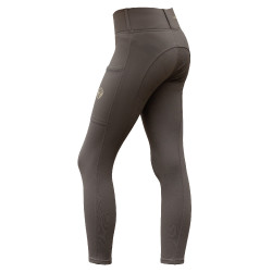 Covalliero leggings equitazione AI26 donna Cioccolato al latte Grigio