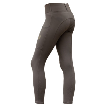 Covalliero leggings equitazione AI26 donna Cioccolato al latte Grigio