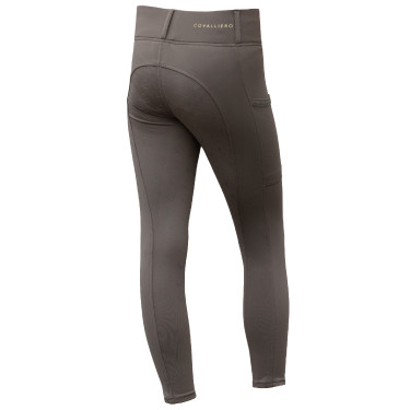 Covalliero leggings equitazione AI26 donna Cioccolato al latte Grigio