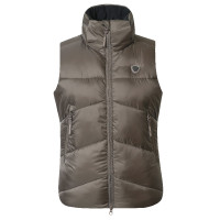Covalliero gilet imbottito AH26 donna Cioccolato al latte Grigio