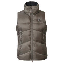 Covalliero gilet imbottito AH26 donna Cioccolato al latte Grigio