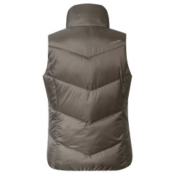 Covalliero gilet imbottito AH26 donna Cioccolato al latte Grigio