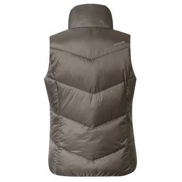 Covalliero gilet imbottito AH26 donna Cioccolato al latte Grigio