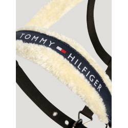 Capestro e lunghina Tommy Hilfiger Equestrian Yale con pelliccia Verde mimetico