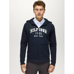 Felpa con cappuccio da uomo con zip Parker Tommy Hilfiger Equestrian
