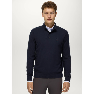 Maglione da uomo Scott 1/4 bottoni Tommy Hilfiger Equestrian