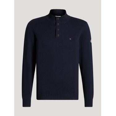 Maglione da uomo Scott 1/4 bottoni Tommy Hilfiger Equestrian
