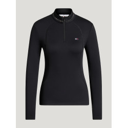 Cady Donna 1/4 Zip Top da Allenamento con Strass Tommy Hilfiger Equestrian