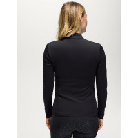Cady Donna 1/4 Zip Top da Allenamento con Strass Tommy Hilfiger Equestrian Nero Cady Donna 1/4 Zip Top da Allenamento con Strass Tommy Hilfiger Equestrian Nero