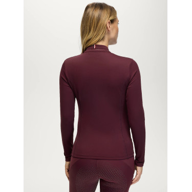 Cady Donna 1/4 Zip Top da Allenamento con Strass Tommy Hilfiger Equestrian