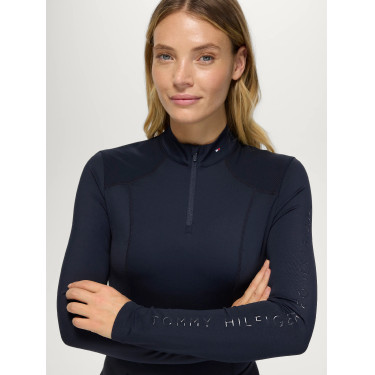 Echo Donna 1/4 Zip Base Layer Tommy Hilfiger Equestrian