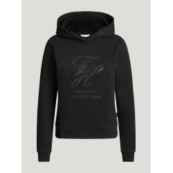 Felpa con cappuccio da donna con strass Estelle Tommy Hilfiger Equestrian
