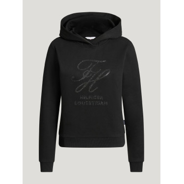 Felpa con cappuccio da donna con strass Estelle Tommy Hilfiger Equestrian