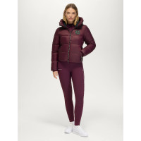 Giacca Puffer da Donna Glendale Tommy Hilfiger Equestrian Bordeaux intenso Giacca Puffer da Donna Glendale Tommy Hilfiger Equestrian Bordeaux intenso