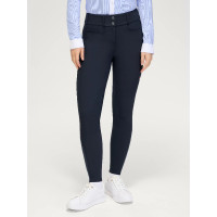 Mia pantaloni da equitazione da donna con grip al ginocchio Tommy Hilfiger Equestrian Cielo del deserto Blu