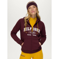 Felpa con zip da donna Mills Tommy Hilfiger Equestrian