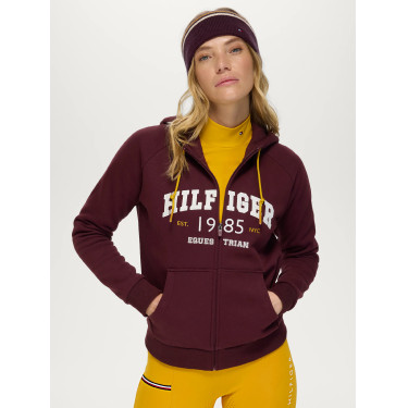 Felpa con zip da donna Mills Tommy Hilfiger Equestrian