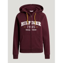 Felpa con zip da donna Mills Tommy Hilfiger Equestrian