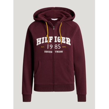 Felpa con zip da donna Mills Tommy Hilfiger Equestrian