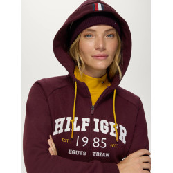 Felpa con zip da donna Mills Tommy Hilfiger Equestrian
