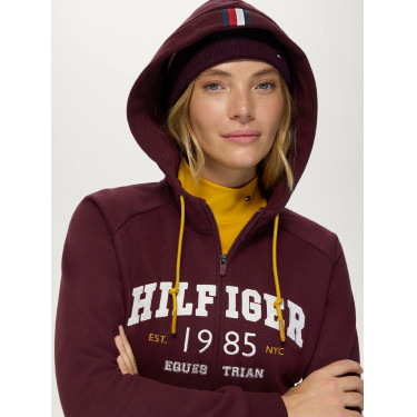 Felpa con zip da donna Mills Tommy Hilfiger Equestrian