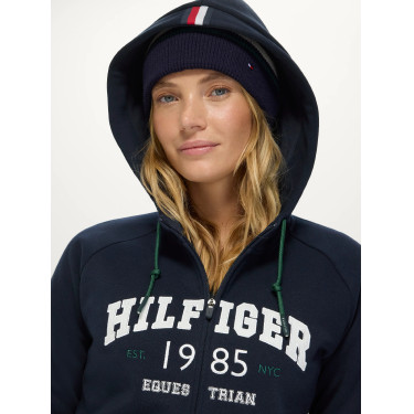 Felpa con zip da donna Mills Tommy Hilfiger Equestrian