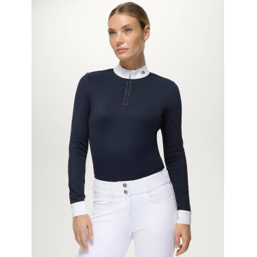 Camicia da gara da donna Monica con strass Tommy Hilfiger Equestrian