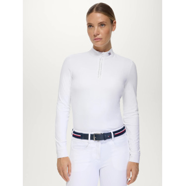 Camicia da gara da donna Monica con strass Tommy Hilfiger Equestrian
