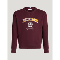 Felpa Campus Young Rider Tommy Hilfiger Equestrian Bordeaux intenso Felpa Campus Young Rider Tommy Hilfiger Equestrian Bordeaux intenso