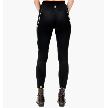 Leggings equitazione donna con grip al ginocchio Horseware
